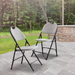 Elegant Earth Tan Folding Chairs